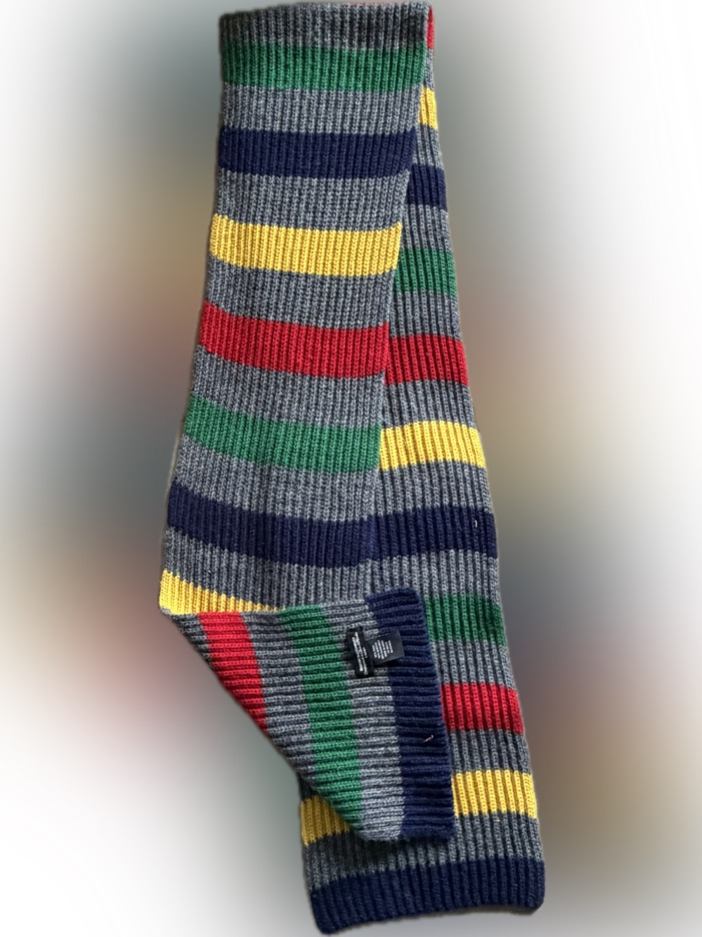 Hudson’s Bay Canada Wool Blend Striped Knit Scarf